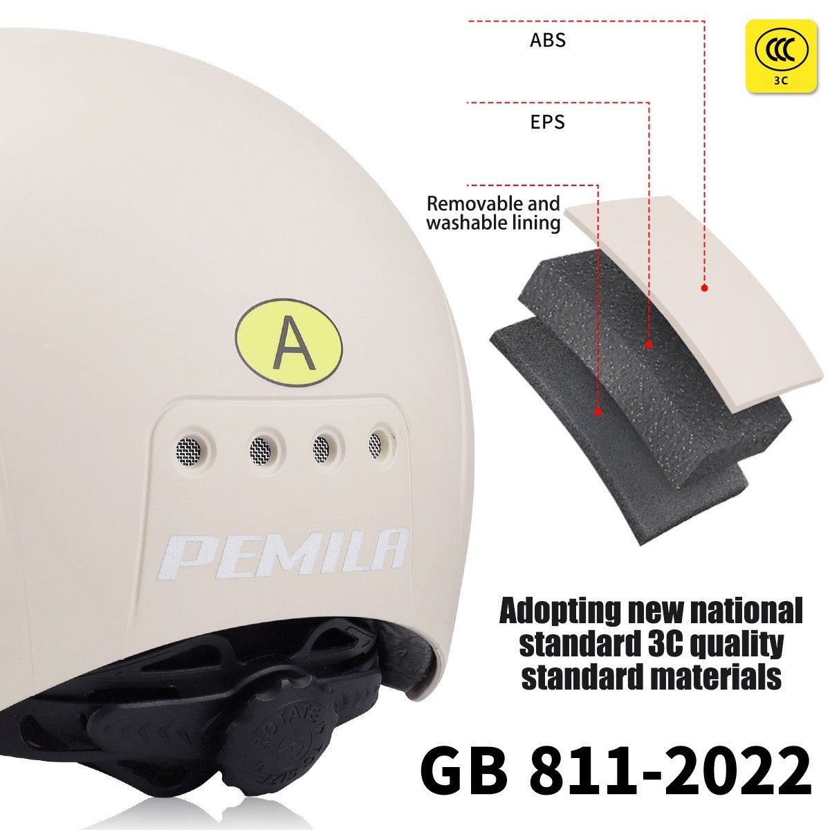 Capacete de Ciclismo PEMILA Com Lente de Óculos Proteção de Orelha Adesivo Refletivo Capacete de Bicicleta MTB Bicicleta de Estrada E-Bike Capacete de Bicicleta Para Adultos