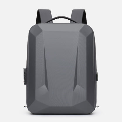 Men's Expandable Computer Backpack Large Capacity Business Travel Trip Luggage Bag E-Sports Game Hard Shell Backpack