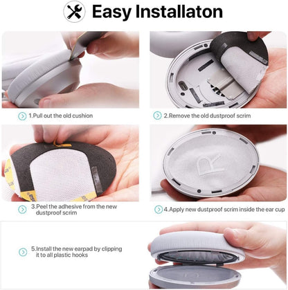 KUTOU Replacement Ear Pads For BOSE 700 Headphones Earpads NC700 Ear Cushions Cover High Quality Foam Pad headset Parts