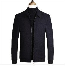 Winter Jacket Men Wool Pea Coat Oversized Overcoat Solid Business Casual Coat Men's Clothing Woollen Coats 4XL AF2011
