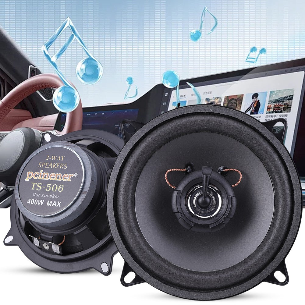 Subwoofers Coaxiais HiFi de 4/5/6 Polegadas para Carro Áudio Automotivo HiFi Música Alto-falante de Carro de Frequência Total Estéreo 300W 400W 500W Alto-falantes de Carro