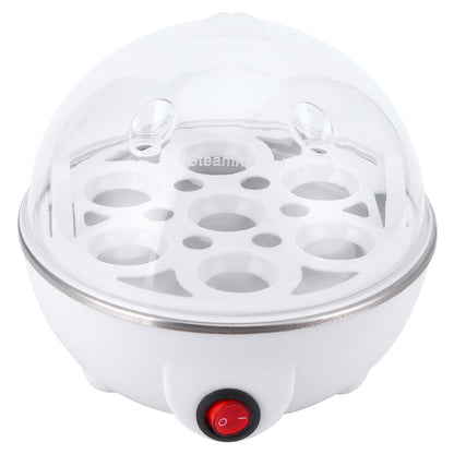 Panela Elétrica de Ovos para Uso Doméstico, Cozedor de Ovos para Café da Manhã, Mini Panela de Ovos Multifuncional, Vaporizador de Camada Única para Cozinha