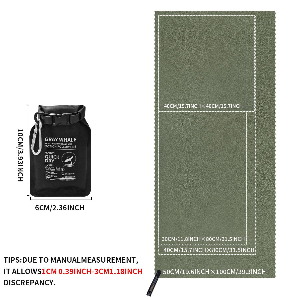 Quick Dry Towel-Super Absorbent Fast Drying Towel-Travel Towel Fast Drying Lightweight-Microfiber Rapid Dry Towel for Swimming