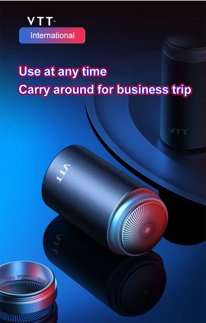 Men's Portable Mini Electric Shaver USB Charging Multifunctional IPX7 Waterproof Shaver