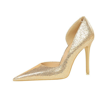 BIGTREE Shoes Sequin Cloth Women Pumps Fashion Wedding Shoes Luxury High Heels Women Shoes Stilettos Heels Sexy Party Shoes 2025