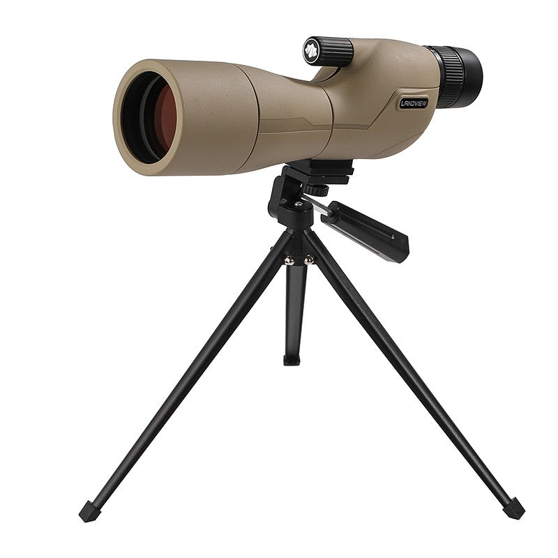 Luneta HD 25-75x60 para Tiro ao Alvo com Bolsa de Transporte Telescópio Monocular BAK4 Lente FMC para Caça Observação de Pássaros