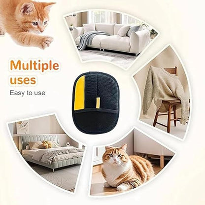 4Pcs Pet Static Hair Removal Gloves Reusable Washable Safe Remover Cat Hair Reusable Glove Carpet Removal Pet Fur Hair