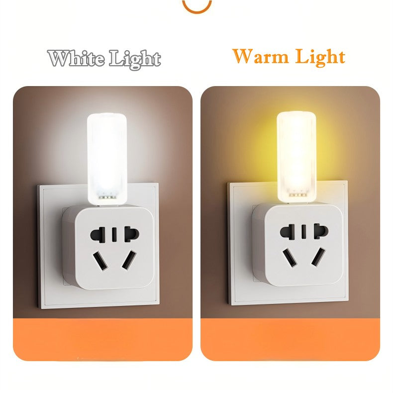10LEDs USB Touch Dimming Night Light 5V Portable 3000K/6500K Bulb for Bedroom Study PC Laptop Mobile Power Bank Plug in Lighting