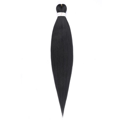 Cabelo Sintético Trançado Pré-esticado Profissional Sem Coceira Fibra Que Sela Em Água Quente 30'' Ombre Textura Yaki Extensões de Cabelo para Trança