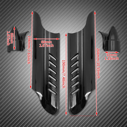 Capa da Bengala Inferior da Moto para Harley Touring Road Street Glide FLHX FLHR Ultra CVO 00-13 Protetor Defletor Escudo