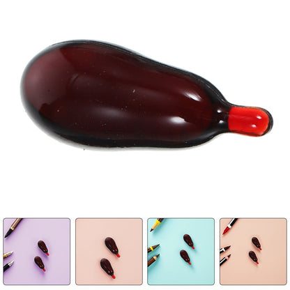 20pcs Fake Blood Capsules Realistic Prank Blood Pills Makeup Props Faux Vampire Trick Supplies Pranks For Cosplay Halloween