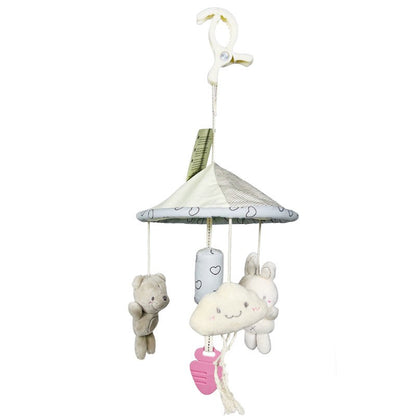 Chocalhos de Bebê Sensoriais Pendurados Brinquedo de Aprendizagem Bichos de Pelúcia Macios Chocalho de Bebê Recém-nascido Brinquedos de Carrinho Multifuncionais Presentes para 0-24 Meses