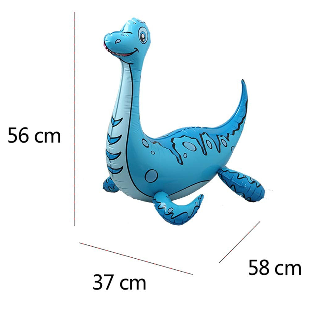 3D Standing Dinosaur Balloon Cartoon T Rex Dino Foil Balloon for Party Decoration Kids Birthday Party Supplies