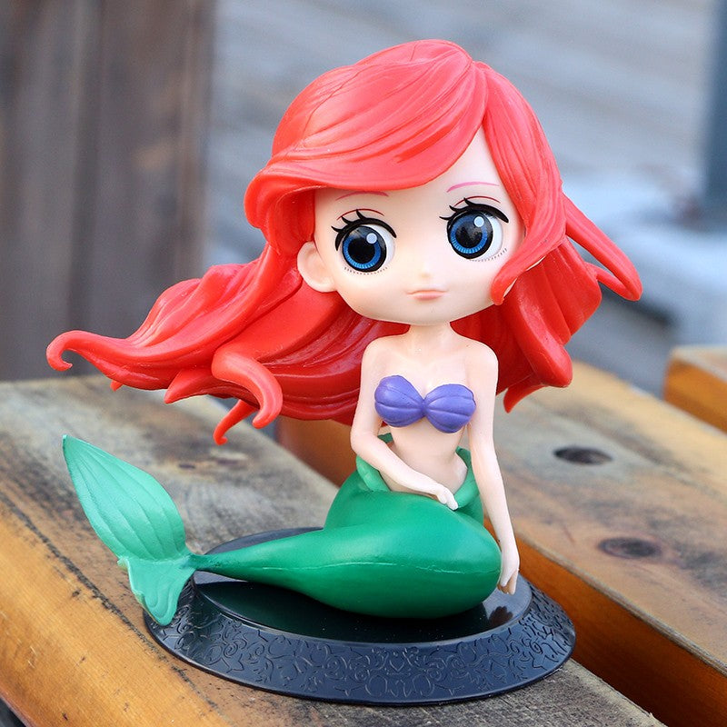 Princesa Disney Ariel Rapunzel Cinderela Sereia Anna Elsa Bela Sofia Branca de Neve Mulan A Pequena Sereia Bonecos Brinquedos Presente Infantil