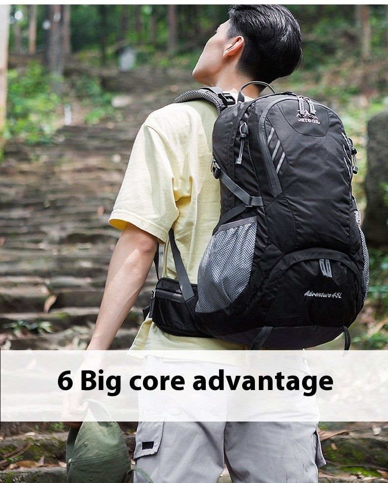 Mochilas de Caminhada Impermeáveis Masculinas e Femininas para Atividades ao Ar Livre, Montanhismo, Viagens, Esportes, Mochila de Grande Capacidade para Acampamento