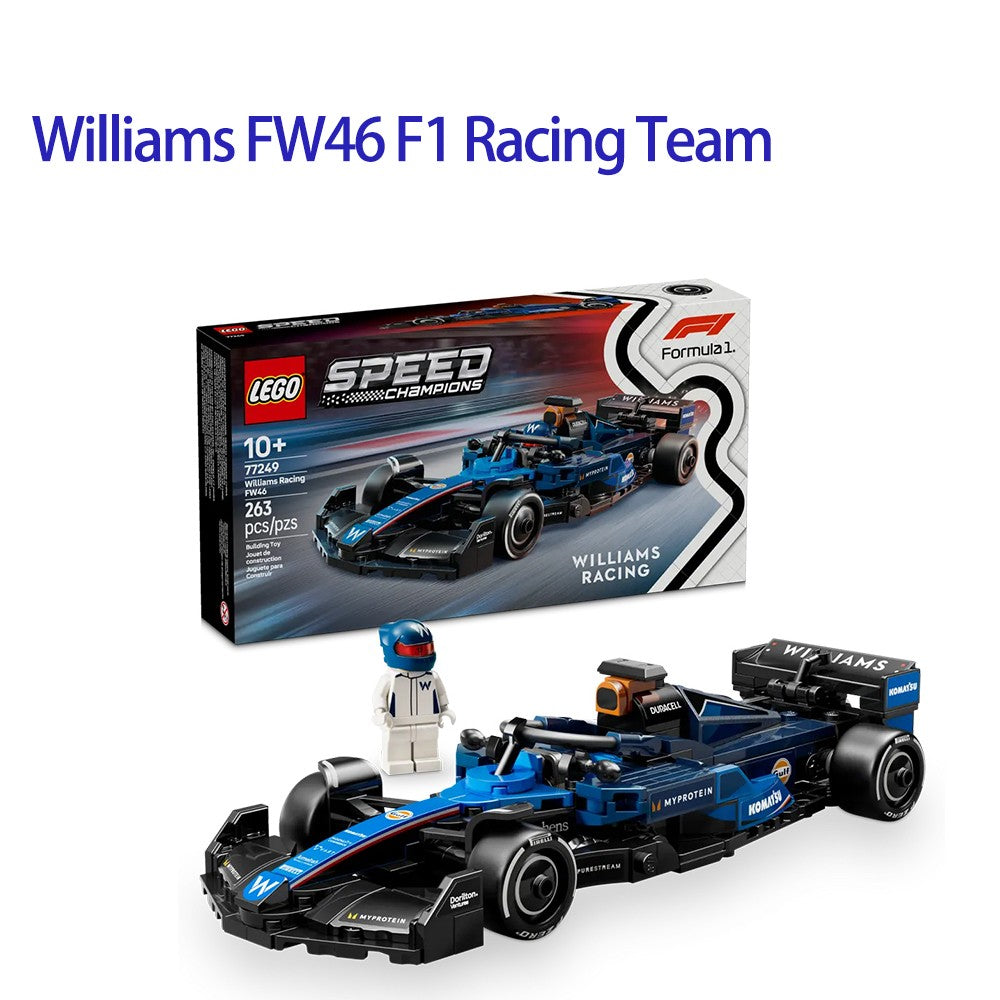 Lego Speed 77242 Ferrari SF24 Red Bull Racing RB20 Mercedes AMGF1 KICK Sauber Racing Blocos de Montar Brinquedos para Meninos e Meninas