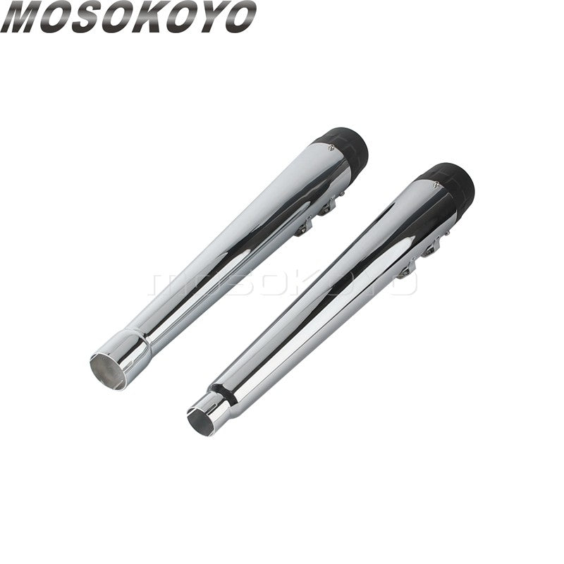 Motorcycle Tappered Slip-On Exhaust Pipe For Harley Touring Street Road Electra Glide Road King FLHR FLHX FLTRX FLHTK 2017-2023