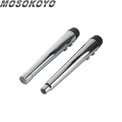 Motorcycle Tappered Slip-On Exhaust Pipe For Harley Touring Street Road Electra Glide Road King FLHR FLHX FLTRX FLHTK 2017-2023