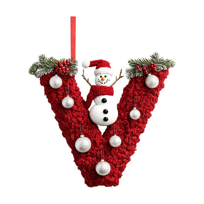 26 Letter Christmas Tree Hanging Personalized Christmas Letter Decoration Holiday Ornaments Christmas Tree Ornaments 2025