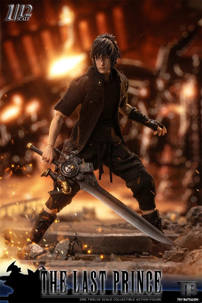 Boneco de Ação Original Toys Battalion TB019 The Last Prince Noctis Lucis FF XV Kingsglaive Colecionável Modelo Anime Jogo Brinquedo de Presente