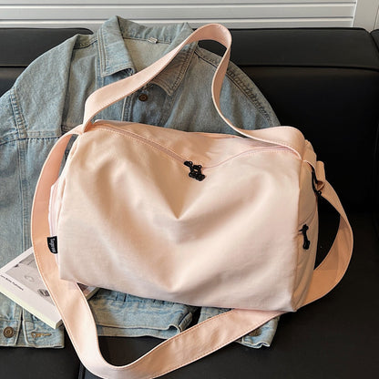 Sports Fitness Bag for Women, Wet and Dry Separation Swimming Bag, Large Capacity Satchel Short-Distance Travel Bag, Travel Luggage Storage Bag, Including Shoe Compartment, Yoga Bag, Work Bag