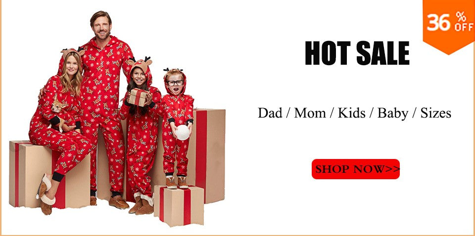 2025 Family Christmas Matching Pajamas Clothes Set Adult Kid Pyjama Homewear Dad Mom Children's Baby Christmas Nightwear Outfit