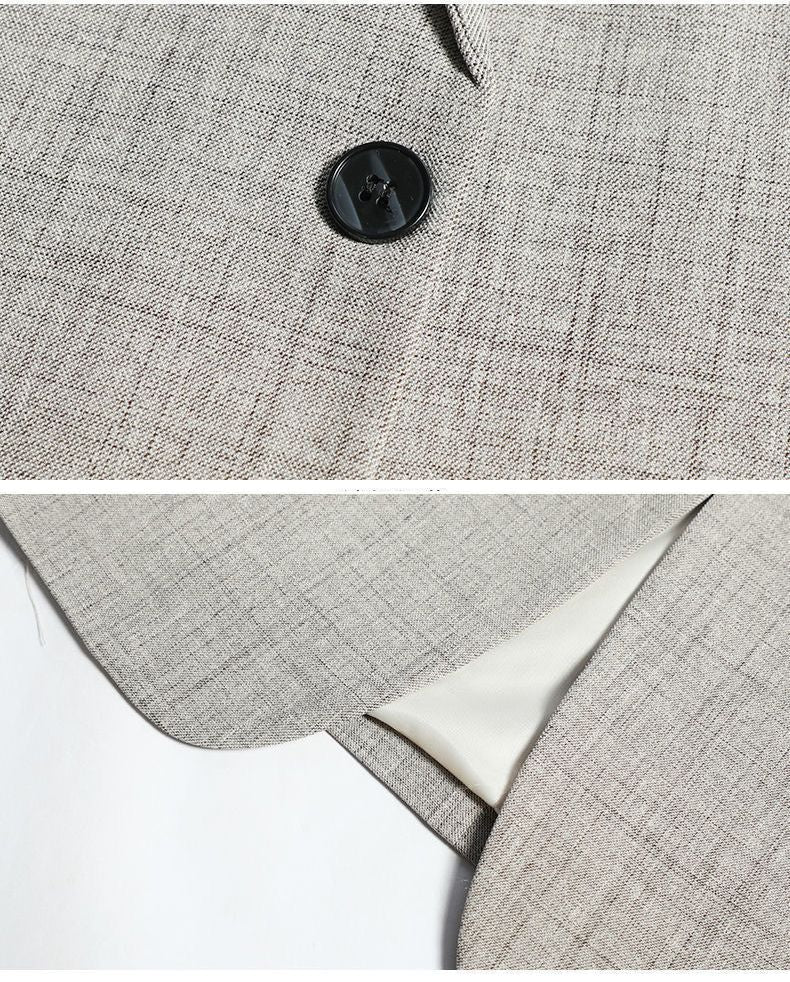 2025 New Men's Suit Jacket Thin Blazers Spring Autumn Solid Business Casual Suit Jacket Men Clothing  Blazer Hombre Coats