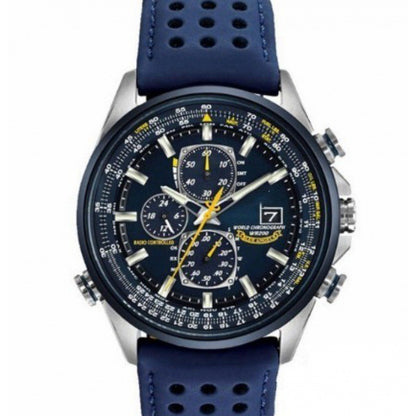 Blue Angels Watch for Men, Pilot Military Aviation Watch, Stainless Steel Bracelet with Large Luminous Dial, Gift for Him