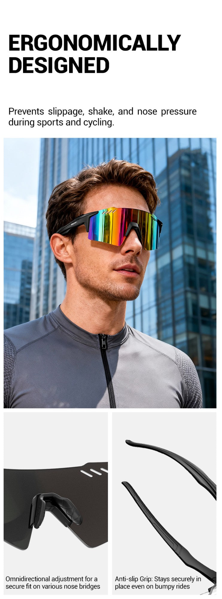 SCVCN Outdoor Photochromic Sunglasses Sports Bike Cycling Glasses Man MTB Climbing Glasses Eyewear Women Driving Bicycle Goggles