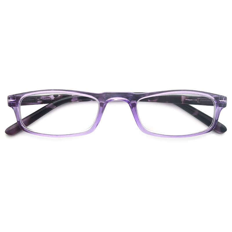 Women Men Reading Glasses Classic Small Rectangle Frame Spring Hinge Ulrta Comtable Wear Readers Eyeglass with Diopters