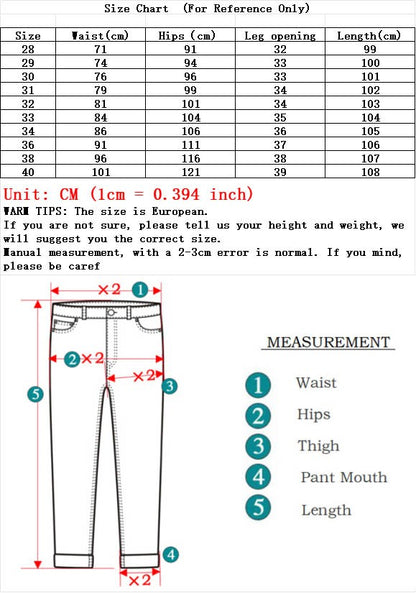 Calça Jeans Masculina de Inverno Slim Reta Elástica Jeans Casual Masculino Roupa Moda Calça Pelúcia Nova Moda Jeans Quente