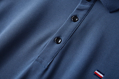 Summer luxury brand short sleeve POLO shirt men's fashion custom design embroidered top comfortable breathable casual T-shirt