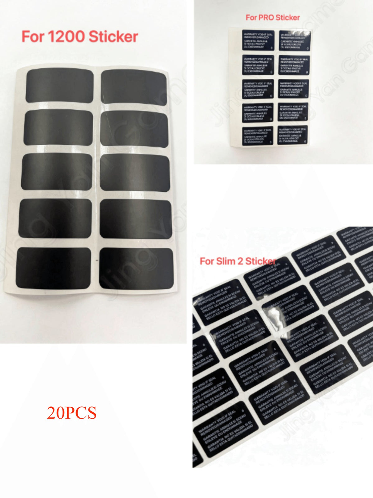 Lot Replacement for Ps4 1000 11XX 1200 20xx Slim Pro Housing Host Warranty Sticker for Ps5 Console Case Shell Label Seal
