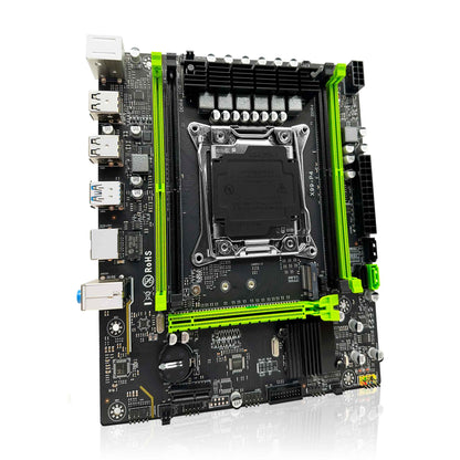 Conjunto de placa-mãe ZSUS X99 P4 com CPU Intel LGA2011-3 Xeon E5 2620 V3, memória RAM DDR4 de 16GB (1*16GB) 2133MHZ, NVME M.2 SATA