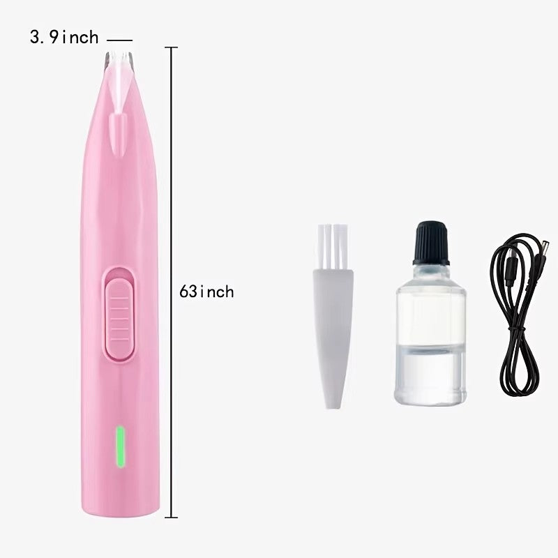Máquina de Tosa Elétrica Profissional para Cães Aparador de Pelos de Patas para Animais de Estimação Tesoura de Tosar Gatos Aparador de Pelos de Bumbum e Orelhas