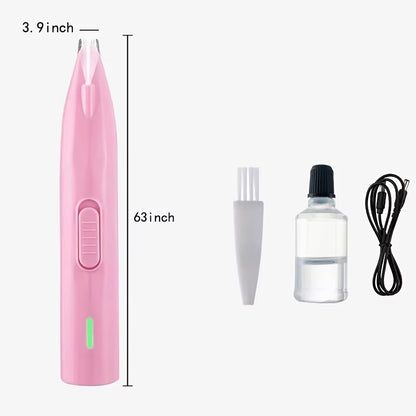 Máquina de Tosa Elétrica Profissional para Cães Aparador de Pelos de Patas para Animais de Estimação Tesoura de Tosar Gatos Aparador de Pelos de Bumbum e Orelhas
