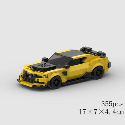 MOC Speed Sports Super Carro de Corrida Blocos de Montar DIY Tijolos Cidade Rally Técnico Grande Veículo de Corrida Presente de Natal Brinquedo