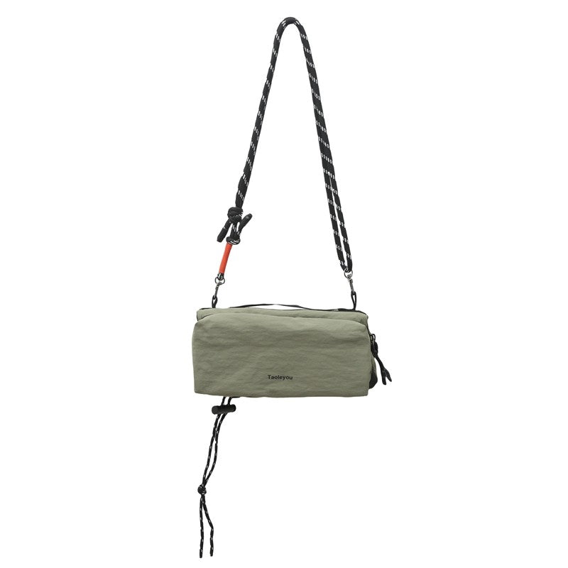 Unisex Camp Messenger Bag Large Capacity Shoulder Bag for Men Women Durable Nylon Hiking Travel Backpack