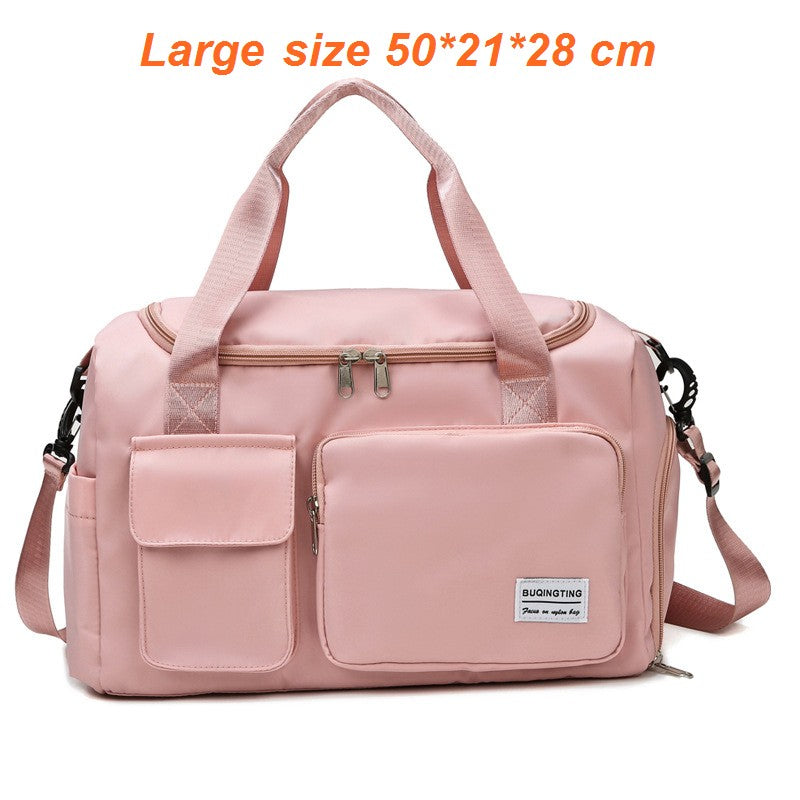 Womne's Travel Bags Handbags Gym Shoulder Bags Oxford Fitness Camping Trekking Bags Hiking Waterproof Outdoor Crossbody Bag