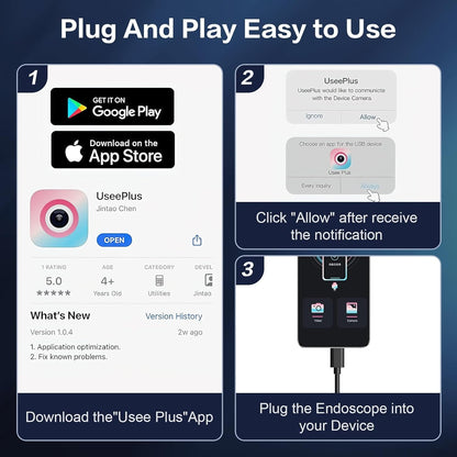Endoscópio 5,5/8mm para Android Iphone&IOS Smartphone Tubulação Automotiva Boroscópio Ferramentas de Inspeção de Esgoto Câmera de Endoscopia