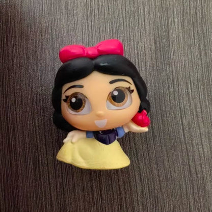 Genuine Disney Doorables Cartoon Figures Kawaii Mickey Mouse Princesa Anna Elsa Boneca de Olhos Grandes de Vidro Série Modelo Brinquedos Presentes Infantis