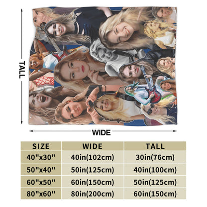 2025 Dany The lead Blanket The W-Warning Super Warm Aesthetic Plush Bedding Throws For Couch Chair Flannel Bedspread Bed Cover