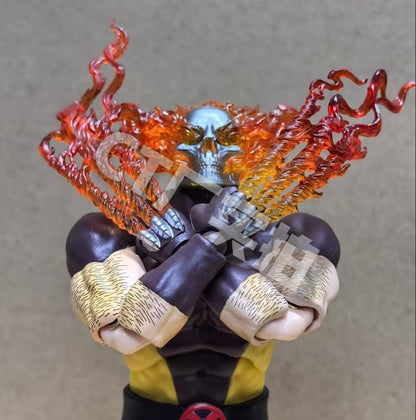 CT Toys Gambit Wolverine Figure Mafex 138 Hellverine Mafex 96 Boneco de Ação X-Men Marrom Quadrinhos SHF Modelo KO Boneco de Brinquedo