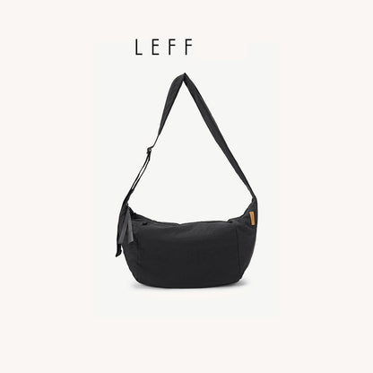 LEFF Simple Women's Crossbody Bag 2025 New Travel Casual Bag Outdoor Waterproof High Quality Shoulder Bag Uinsex Solid Colored