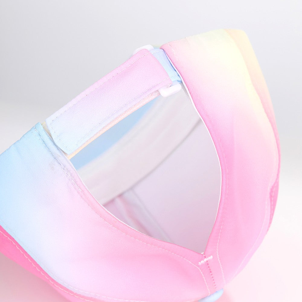 Fashion Kids Baseball Cap For Girls Boys Sun Hat Hollow Back Ponytail Caps Children Snapback Hip Hop Hats Adjustable Bones Caps