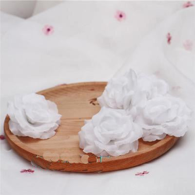 10pcs 8cm Black Artificial Rose Silk Flower Heads Decorative Flowers for Wedding Home Birthday Party New Year Banquet Decoration