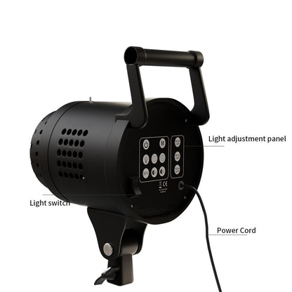 115/135W Photography Bowens Lighting LED 220V Video Studio Daylight-Balanced Lamp Portrait Flash Studio 3000-6000K 3 Colors