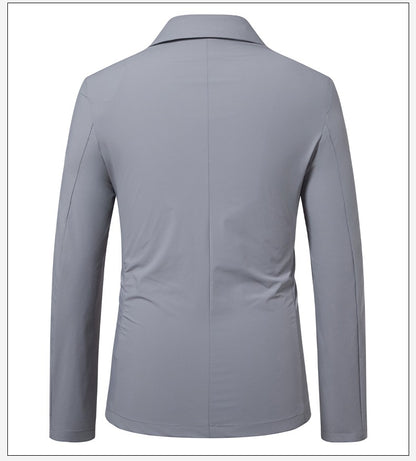 Sun Protection Clothing for Men, Casual Business Wear, Summer Light, Fashionable, Breathable, Sports and Outdoor Ice Silk Blazer