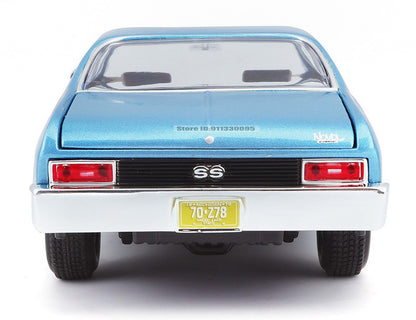 Maisto 1:24 1970 Chevrolet NOVA SS modelo de carro de liga fundido estático de precisão para coleção, presente, brinquedo, maré de jogo