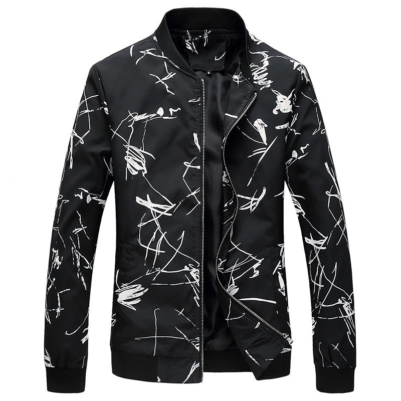 Spring, Autumn and Seasonal Boys' Floral Jacket, Large Size Urban Casual Coat Multi-color Available